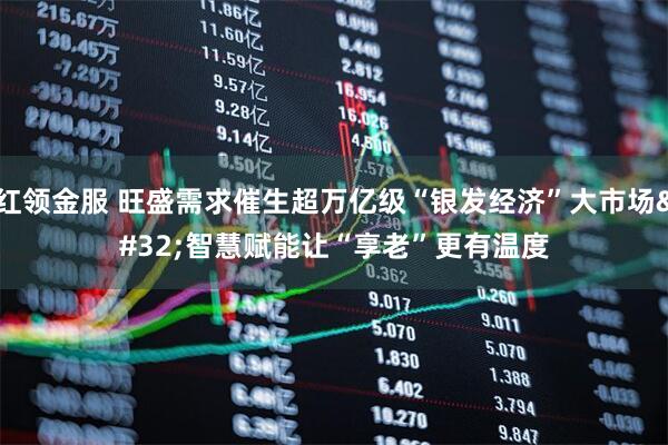 红领金服 旺盛需求催生超万亿级“银发经济”大市场 智慧赋能让“享老”更有温度
